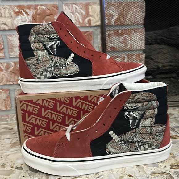 Vans Other - Vans Sk8 Hi Desert Snake  chili oil